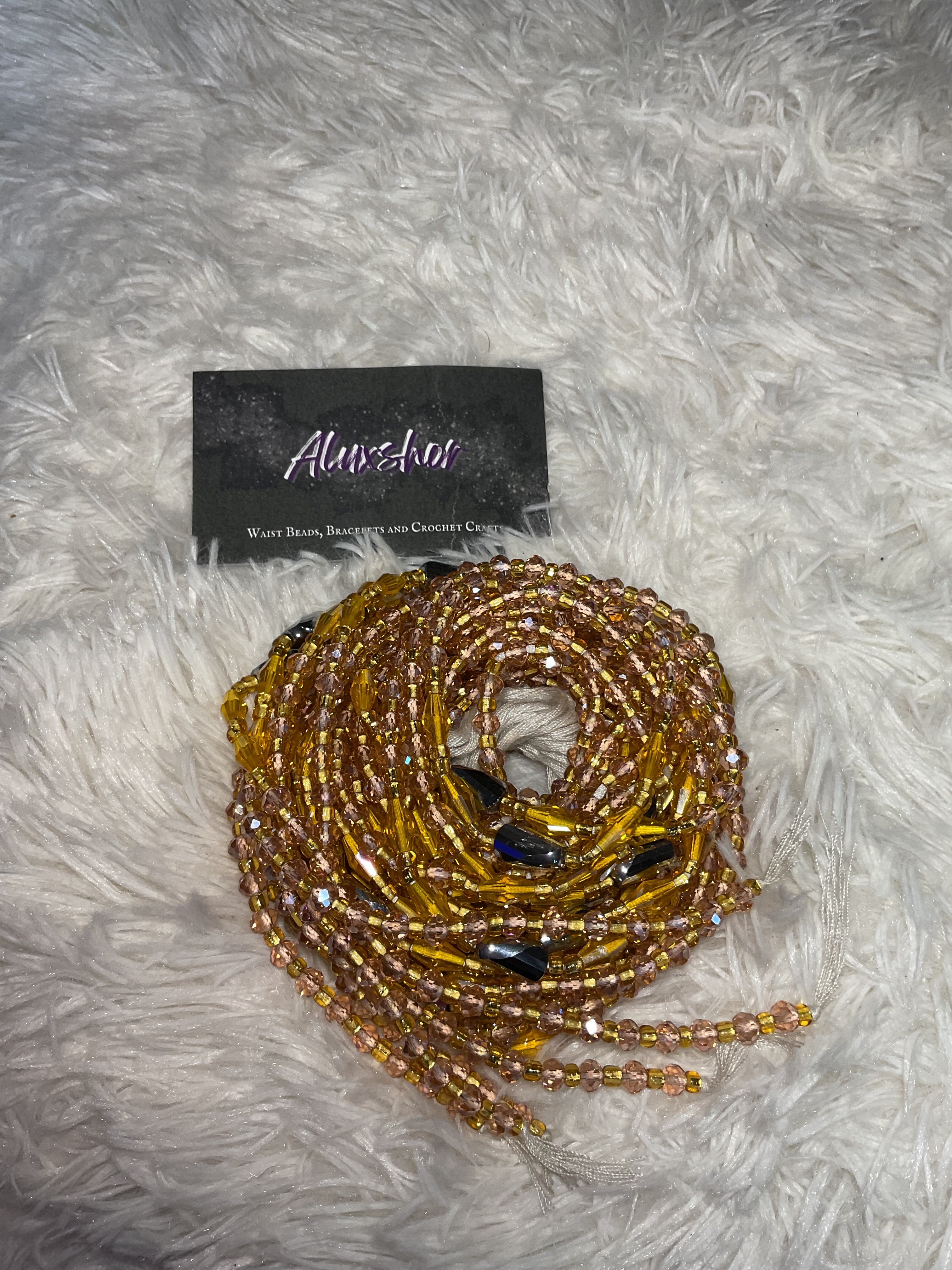 Pink Gold dream beads