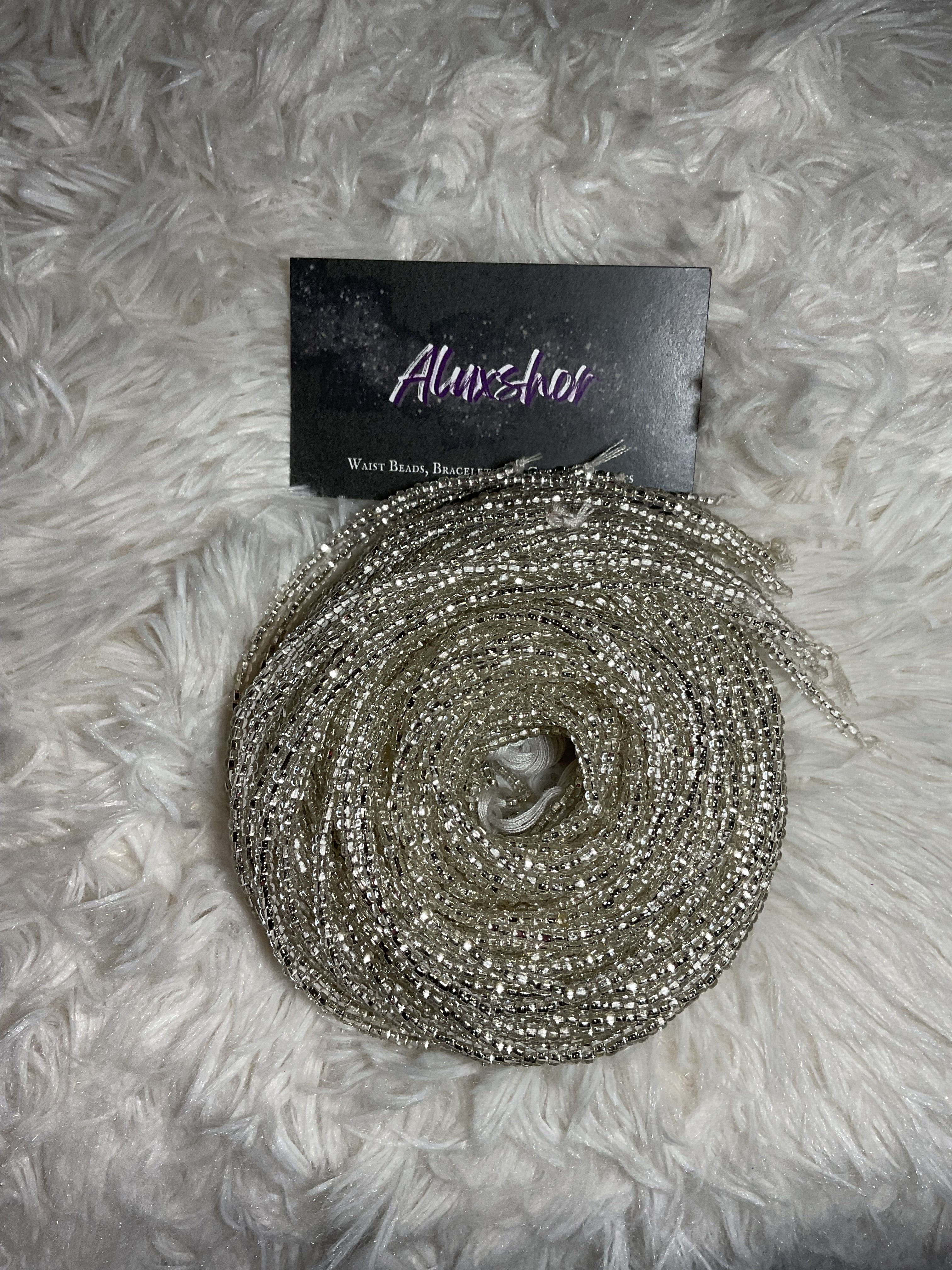 Silver Ice beads