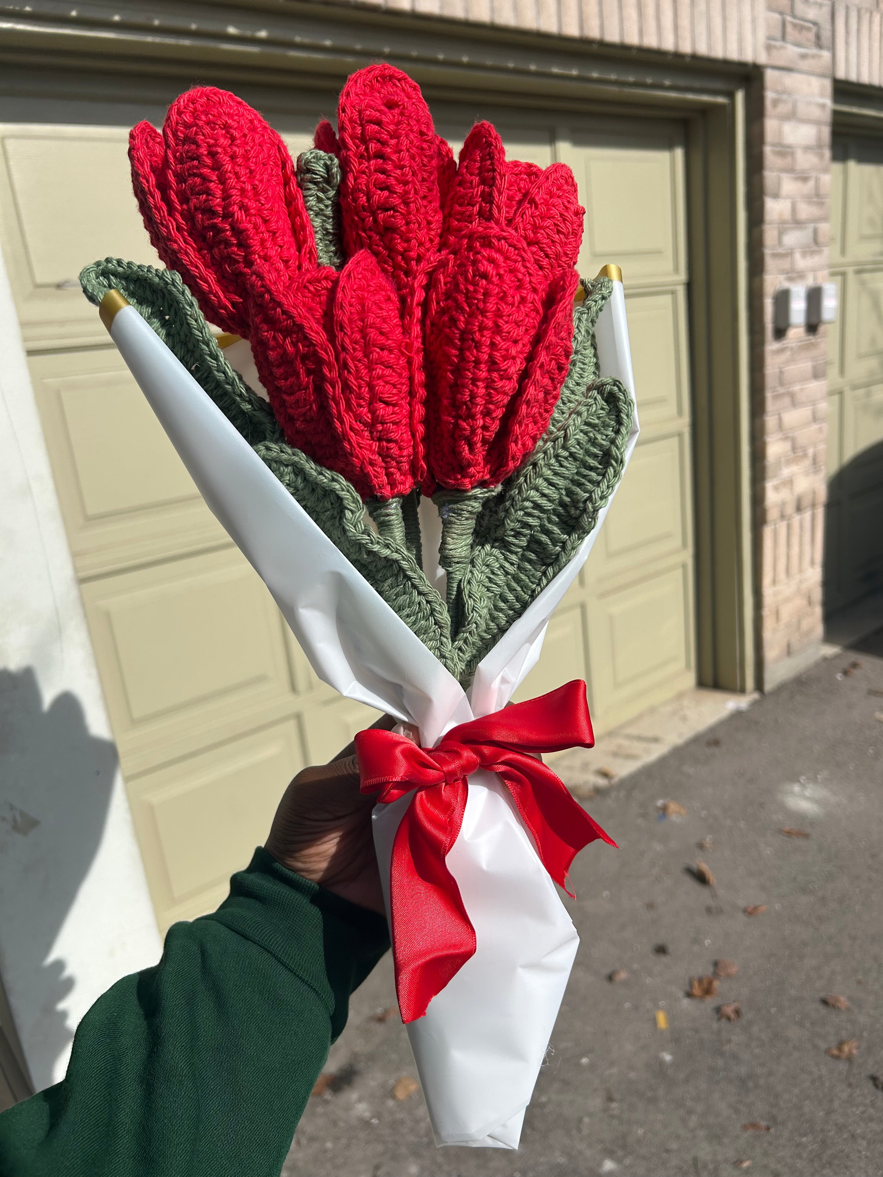 Crochet Tulip bouquet