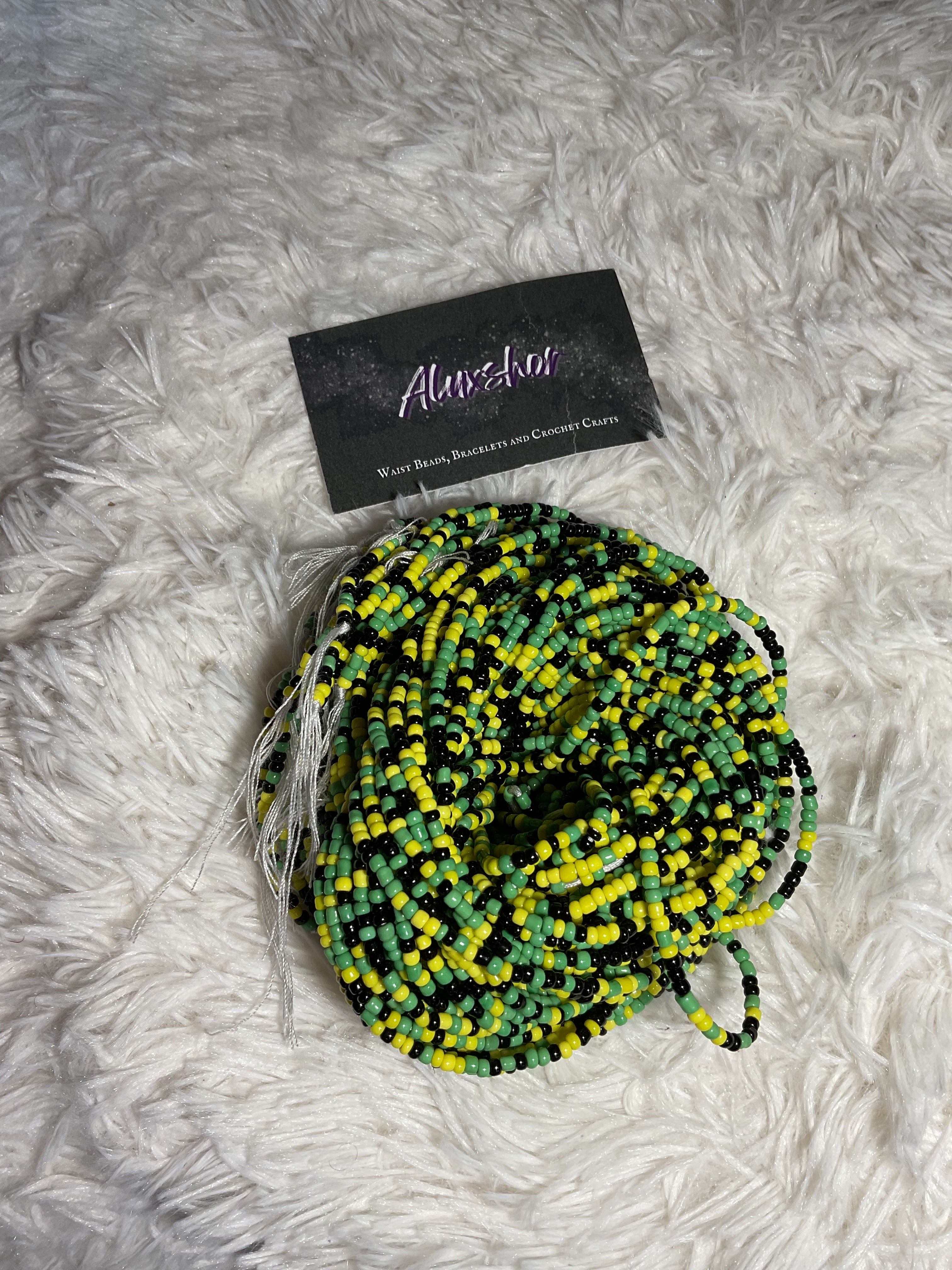 Jamaican Flag beads