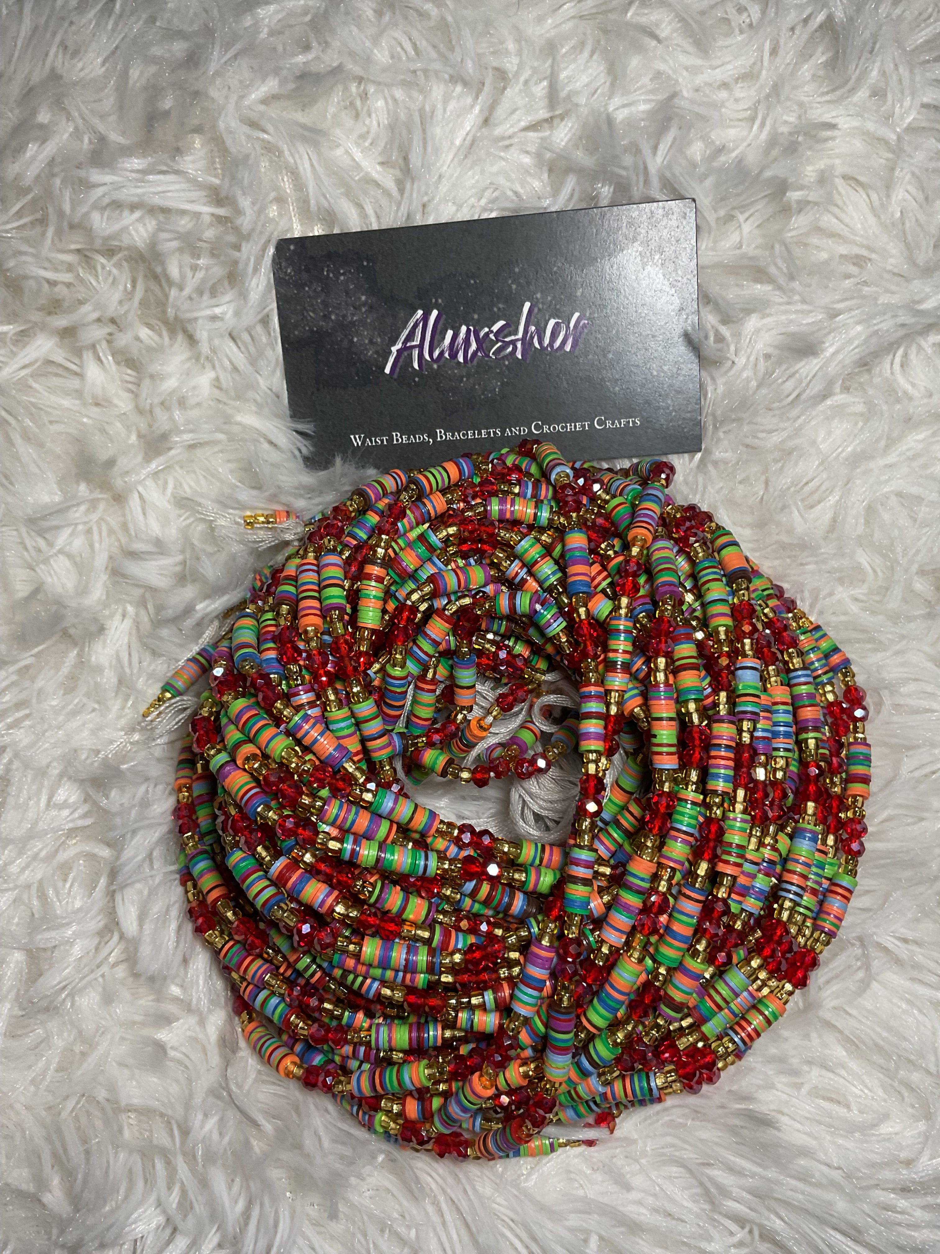 Multi-colored Kente Beads