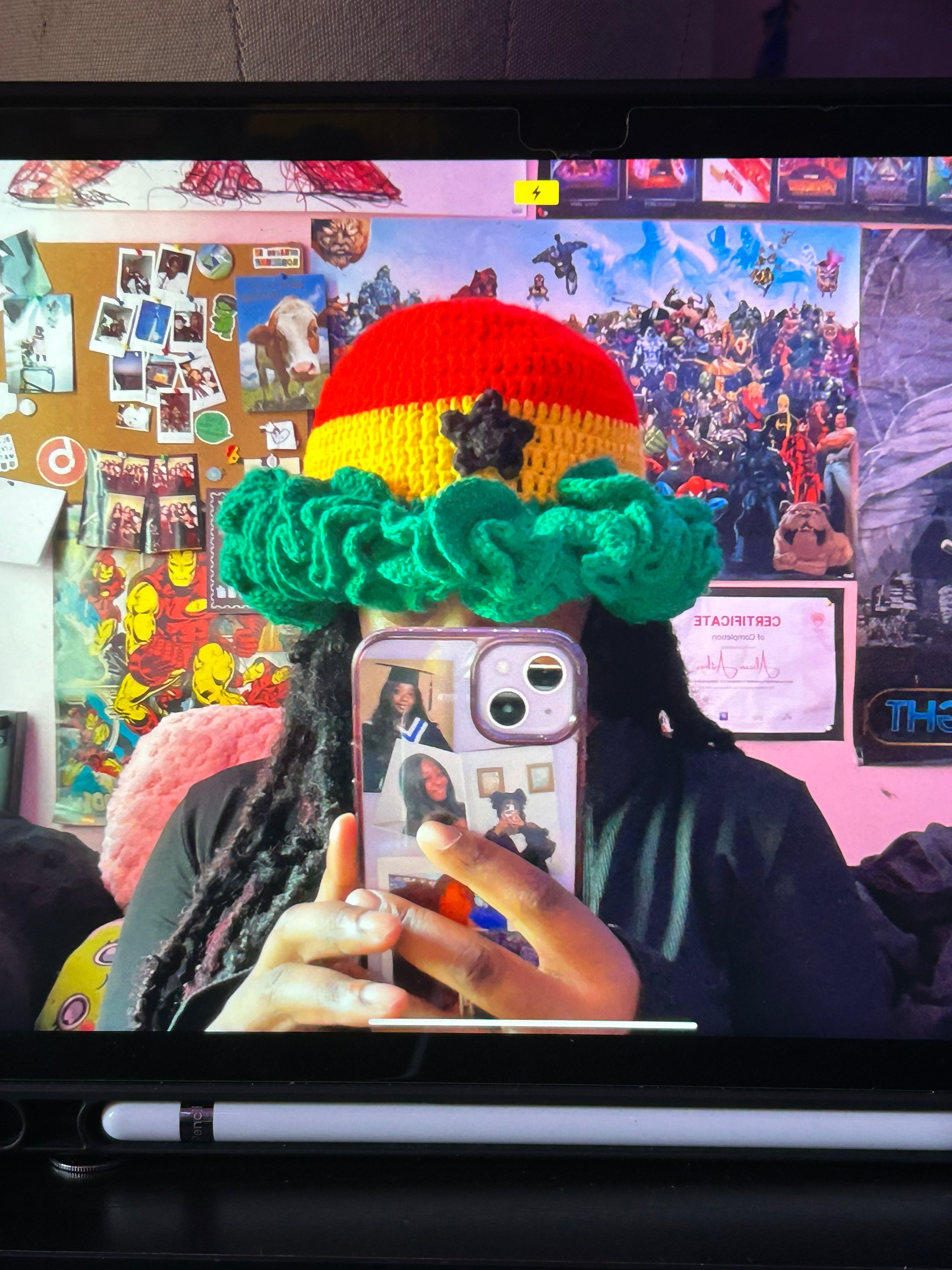 Ghana Ruffle Hat
