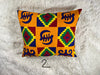 Kente print Pillows