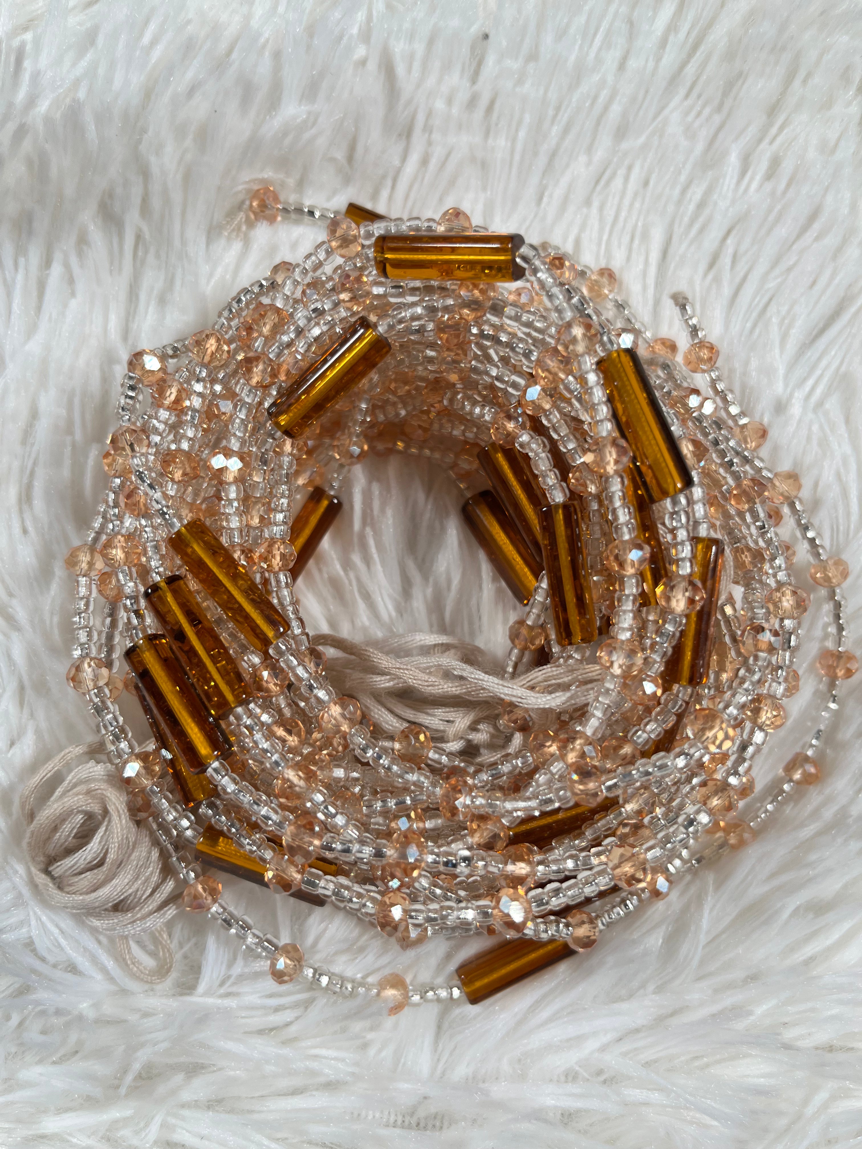 Rose Gold Pearl Beads